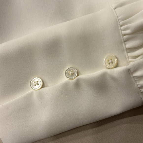 Aritzia Babaton Parsons blouse white NWT - Picture 6 of 6